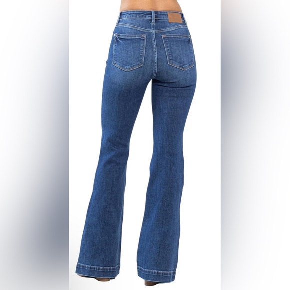 Judy Blue High Rise Flare Jeans size 9 - Picture 2 of 6